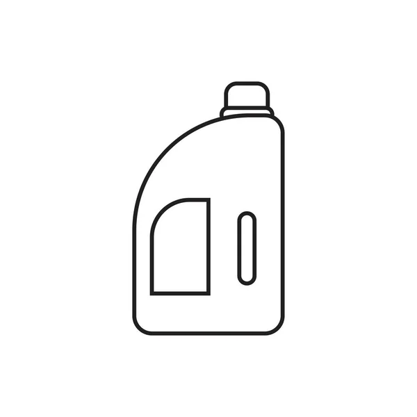 Detergent Icon Flat Vector Illustration — Stock Vector