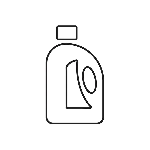 Illustration Vectorielle Symbole Icône Détergent Plat — Image vectorielle