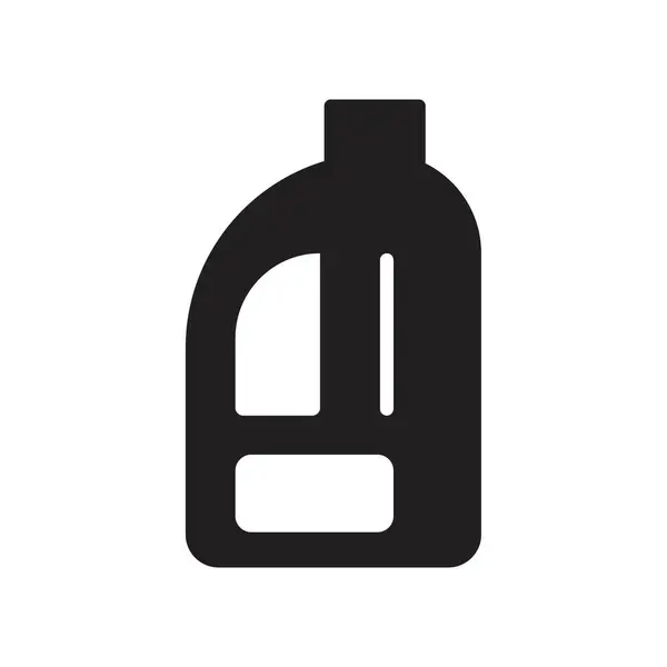 Ilustração Plana Vetor Símbolo Ícone Detergente — Vetor de Stock