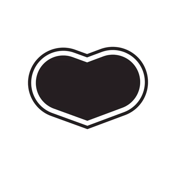 Flat Love Icon Symbol Vector Illustration — Stock Vector