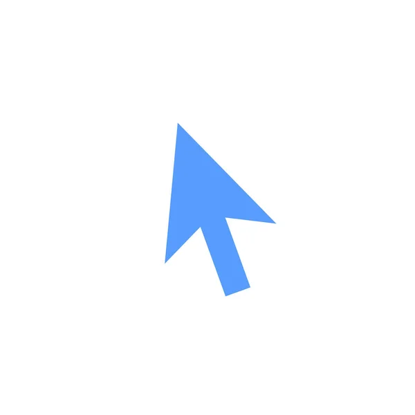 Flaches Maussymbol Symbol Vektor Illustration — Stockvektor