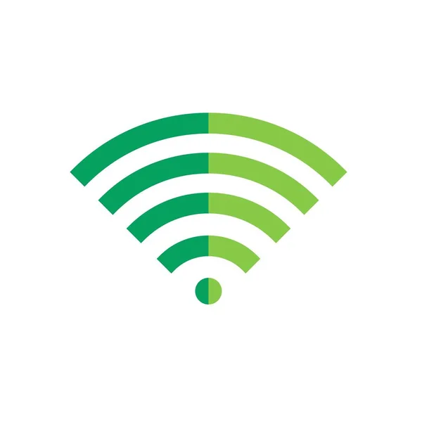 Icône Wifi Plat Symbole Vectoriel Illustration — Image vectorielle