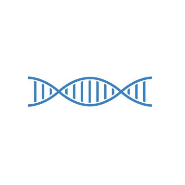 Koyu gri dna sarmalı simge vektör