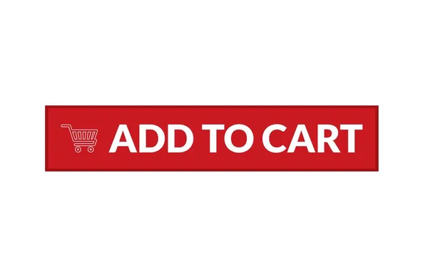 Add Cart Icon Shopping Cart Icon Vector Illustration — Stock Vector