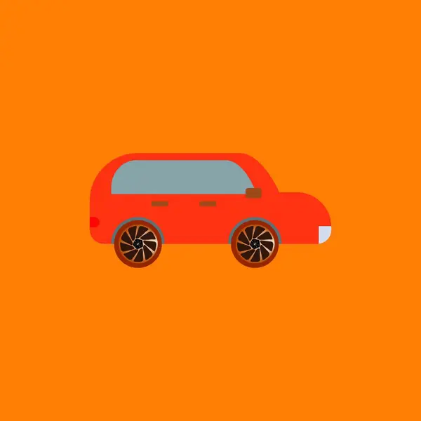 Векторная Иллюстрация Иконки Автомобиля — стоковый вектор