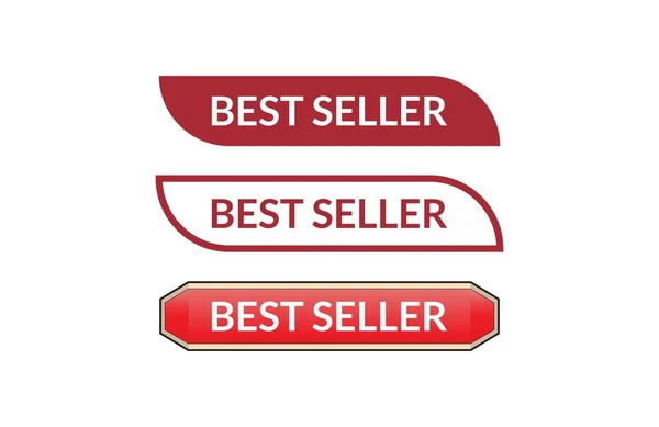 Best Seller Faixa Vermelha Rótulo Conjunto Banner Abrir Disponível Agora —  Vetores de Stock