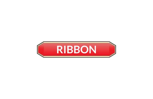 Стрічковий Червоний Банер Етикетки Відкрити Доступний Зараз Знак Або Мітку — стоковий вектор