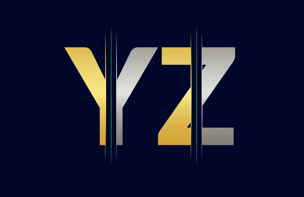 Unique YZ letter logo Icon vector template.