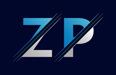 Unique zp letter logo Icon vector template. clipart