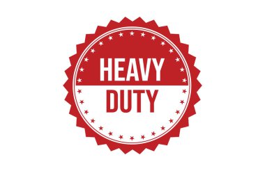 HEAVY GÜVENLİK kırmızı kurdele etiket pankartı.