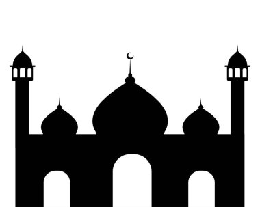 cami siyah renk siluet vektör tasarımı