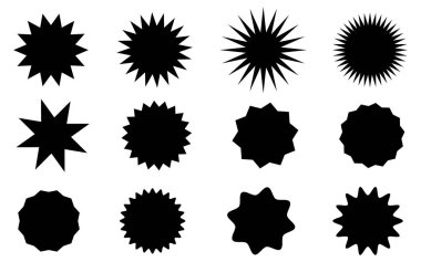 zig zag çember şekilleri beyaz arkaplan ile illüstrasyon vektör tasarımını ayarlar