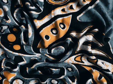  Endonezya Motifi Batik Tekstil Şablonları ve Dokuları Modern 2d batik kumaş süslemeleri