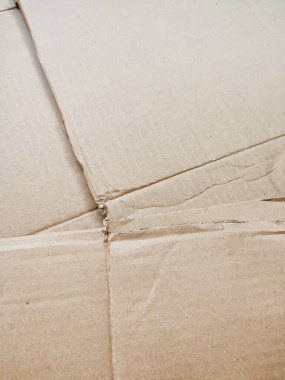 Kahverengi karton yığınının dokusu ve arkaplanı