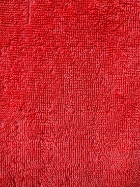 Temiz kırmızı havlu dokusu ve arkaplan