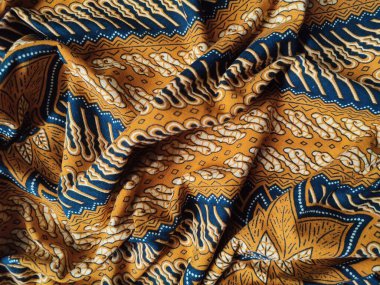 Parang Yogyakarta batik desenleri ve arka planlar, çeşitli modern desenler ve renkler, geleneksel geometrik desenli Endonezya batiği.