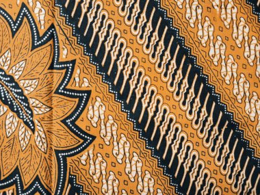 Parang Yogyakarta batik desenleri ve arka planlar, çeşitli modern desenler ve renkler, geleneksel geometrik desenli Endonezya batiği.