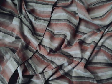 desen, desen, arka plan beyaz, krem ve kahverengi çizgili kumaş klasik tarzda