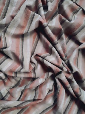 desen, desen, arka plan beyaz, krem ve kahverengi çizgili kumaş klasik tarzda