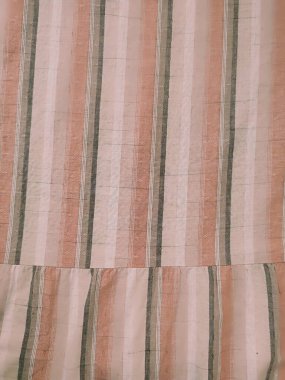 desen, desen, arka plan beyaz, krem ve kahverengi çizgili kumaş klasik tarzda