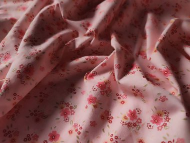 desen, desen, pembe çiçekli pembe kumaşın arka planı
