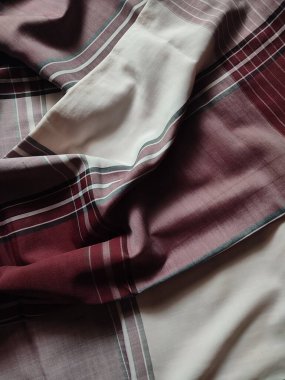 Checkered fabric pattern and background with several colors