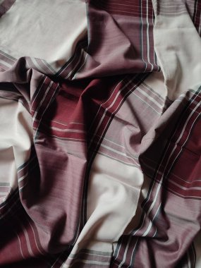 Checkered fabric pattern and background with several colors