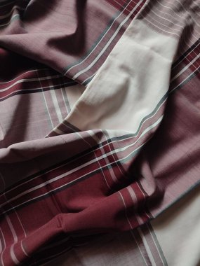 Checkered fabric pattern and background with several colors