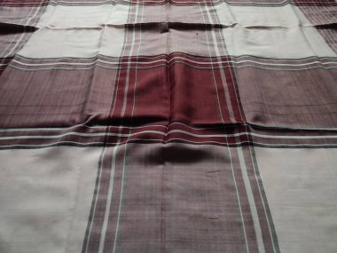 Checkered fabric pattern and background with several colors