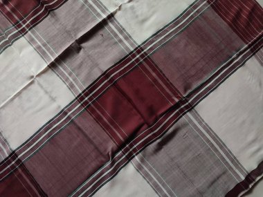 Checkered fabric pattern and background with several colors