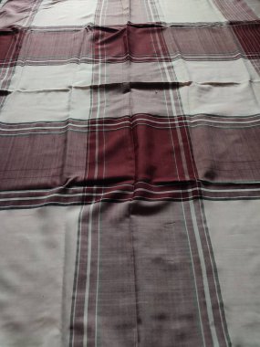 Checkered fabric pattern and background with several colors