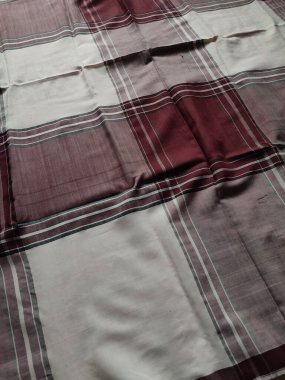 Checkered fabric pattern and background with several colors