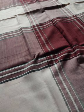 Checkered fabric pattern and background with several colors