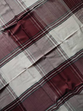 Checkered fabric pattern and background with several colors