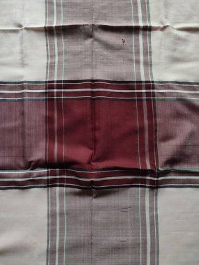 Checkered fabric pattern and background with several colors