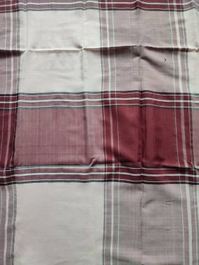 Checkered fabric pattern and background with several colors