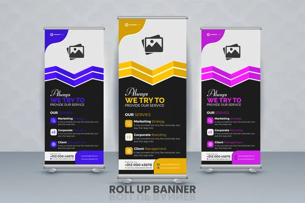 Pankart tasarımı şablonu, dikey, soyut arkaplan, tasarımı kaldır, modern x pankartı