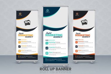 Profesyonel sancak tasarımı şablonu Sunum, dikey, soyut arkaplan, tasarımı kaldır, modern x pankartı