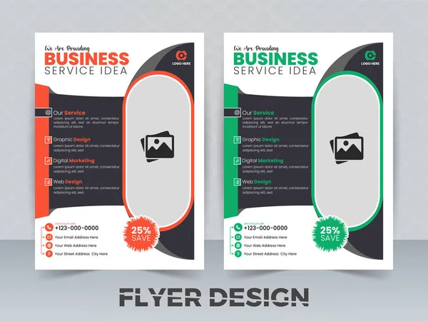 Profesyonel iş broşürü tasarım şablonu