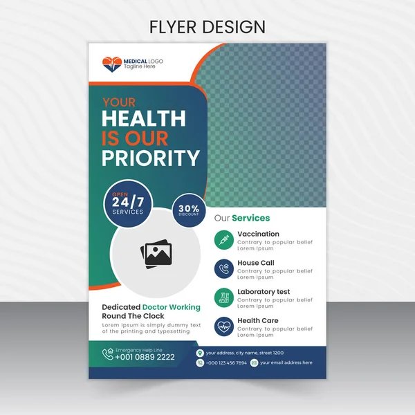 Tıbbi Sağlık Mekiği Şablon Tasarımı