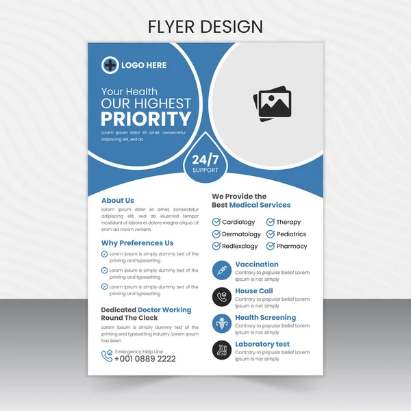 Tıbbi Sağlık Mekiği Şablon Tasarımı