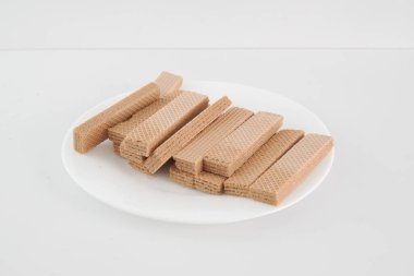 Bir arkaplanda waffle veya waffle gözlemesi.