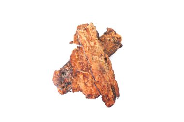 Kuru ve kurutulmuş domuz kaburgası.