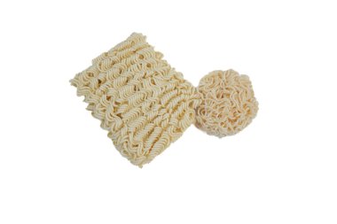 makarna beyaz arkaplanda izole