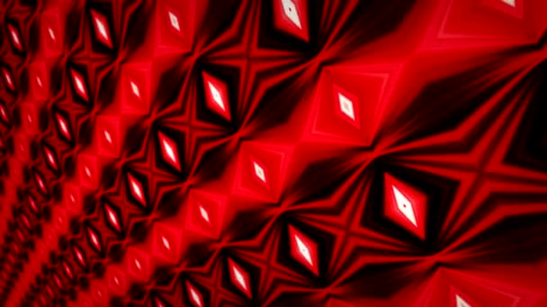 Incantevole Animazione Con Bolle Luce Rossa Strisce Vibranti Ambientata Uno — Video Stock