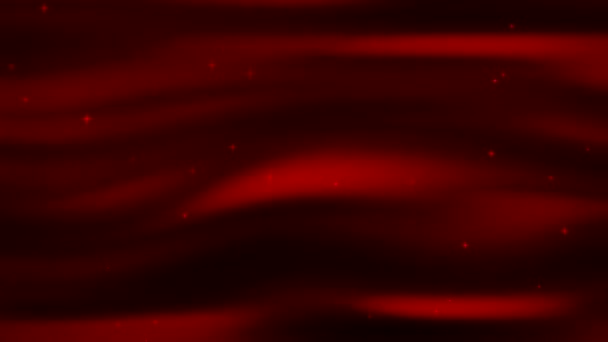一款迷人的3D动画 具有红光气泡和充满活力的条纹 背景是迷人的黑色背景 — 图库视频影像
