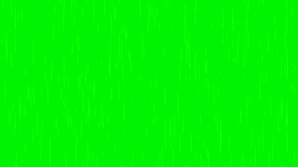 Video Pantalla Verde Con Ambiente Relajante Para Lluvia Proporcionando Lienzo — Vídeo de stock