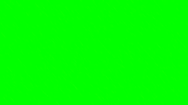 Een Groene Schermvideo Met Een Rustgevende Regenambiance Een Blanco Doek — Stockvideo