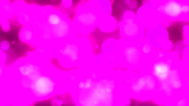 Una Encantadora Animación Con Burbujas Luz Rosa Rayas Vibrantes Sobre — Vídeos de Stock
