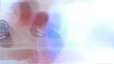 Soyut renkli eski tarz titreşimli arkaplan.